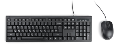 Клавіатура та мишка брендові Logitech та Dell