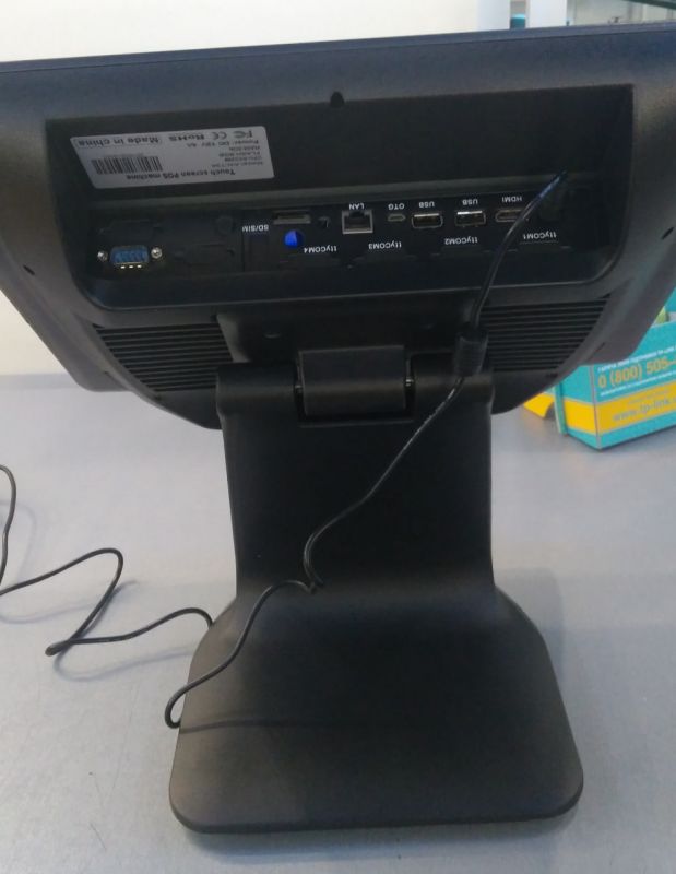 POS - термінал Asianwell AW-T3A 15" на Android 15"   RK3288 2G /16G SSD MSR чорний