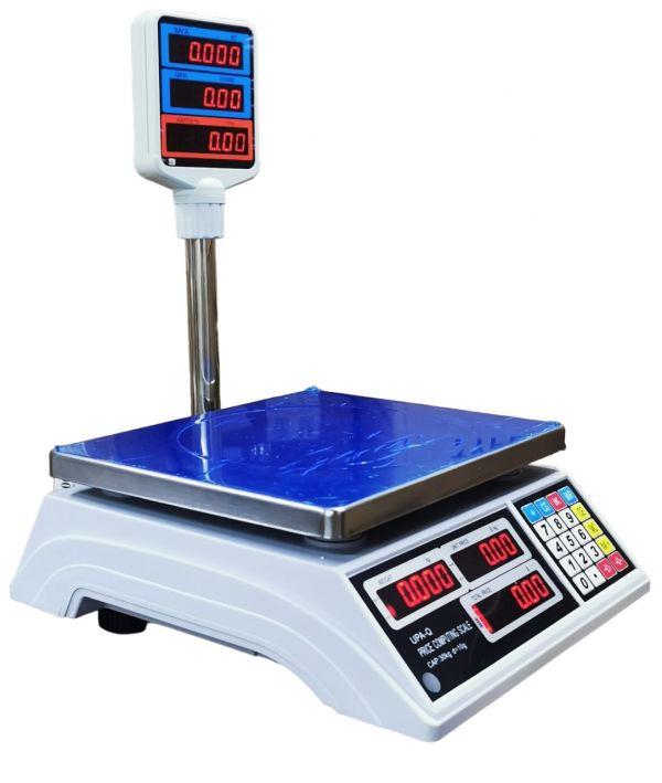 Ваги торгові англ/укр версія NOVO ВТД Т2 ЖК ( model : APD-QT ) без підключення до ПК