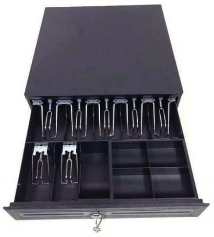 Грошовий ящик JEPOD A-4042 металевий 7 купюр 5 монет чорний