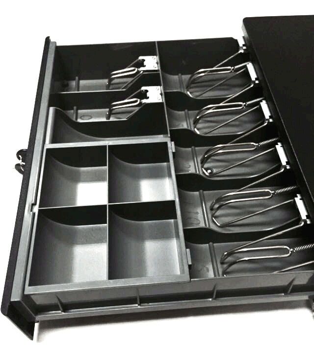 Грошовий ящик JEPOD A-4042 металевий 7 купюр 5 монет чорний