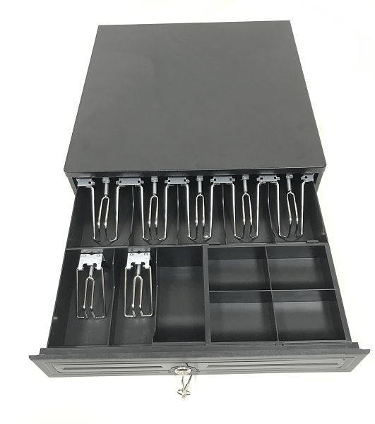 Грошовий ящик JEPOD A-4042 металевий 7 купюр 5 монет чорний