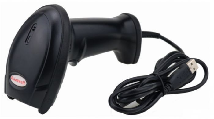 Сканер дротовий Asianwell AW-9108WS CCD 1D штрих-коди