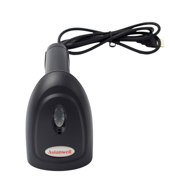 Сканер дротовий Asianwell AW-U3 НОВИЙ лазерний штрих-коди