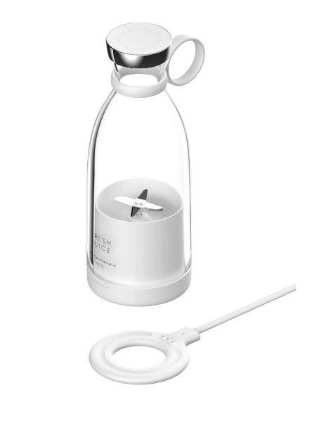 Портативний блендер Fresh Juice ОРИГІНАЛ білий 350 мл акумуляторний бездротовий