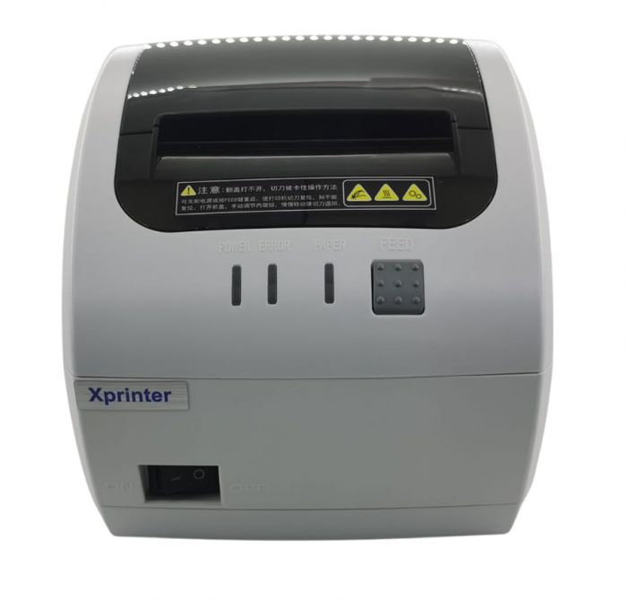 Принтер чеків Xprinter XP-Q260III LAN Ethernet+USB+rs232 білий новий дизайн