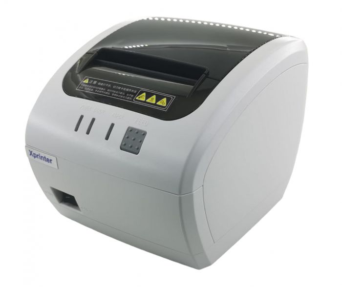 Принтер чеків Xprinter XP-Q260III LAN Ethernet+USB+rs232 білий новий дизайн