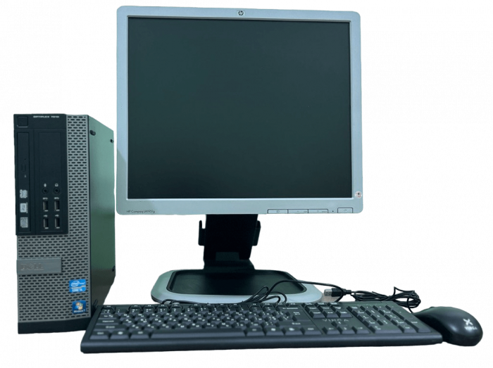 Комплект місце касира, SFF комп'ютер i3, Монітор 19дюймів, клавіатура мишка готовий виріб ВЖИВАНИЙ