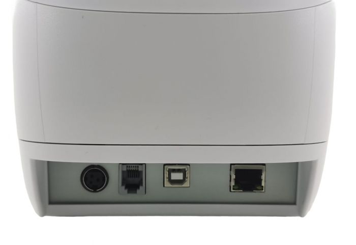 Принтер чеків Xprinter XP-T830L LAN Ethernet+USB білий