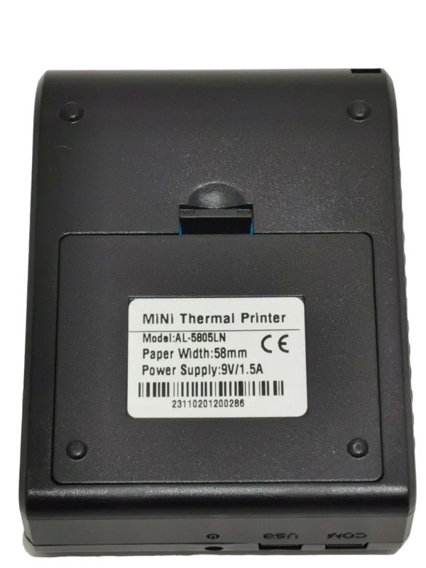 Принтер чеків портативний ALEO AL-5805LN Bluetooth+USB (Asianwell AW-5805DD) на акумуляторі