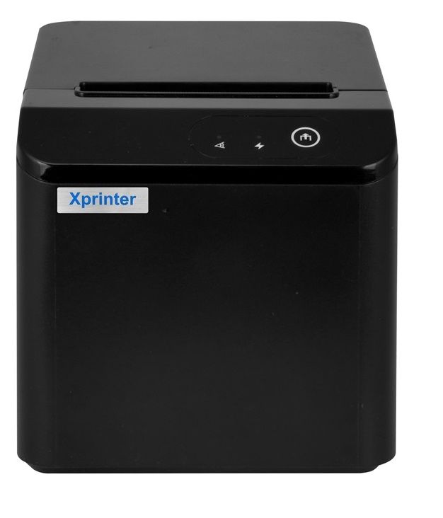 Принтер чеків Xprinter XP-T80Q LAN Ethernet+USB чорний