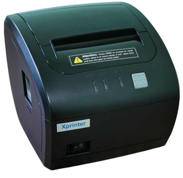 Принтер чеків Xprinter XP-Q260III WI-FI+USB чорний новий дизайн wifi