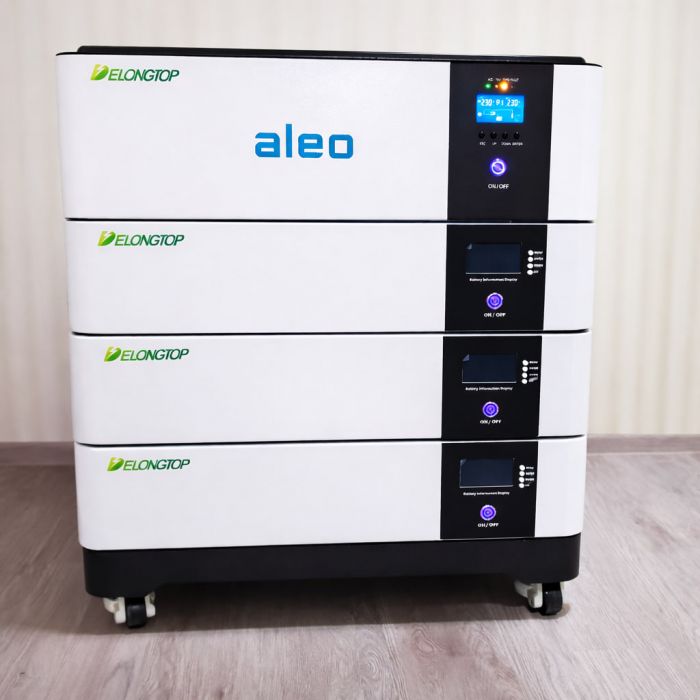 Система автономного живлення DELONGTOP інвертор 10кВт + акумулятори 30кВт КОМПЛЕКТ батареї класу A+