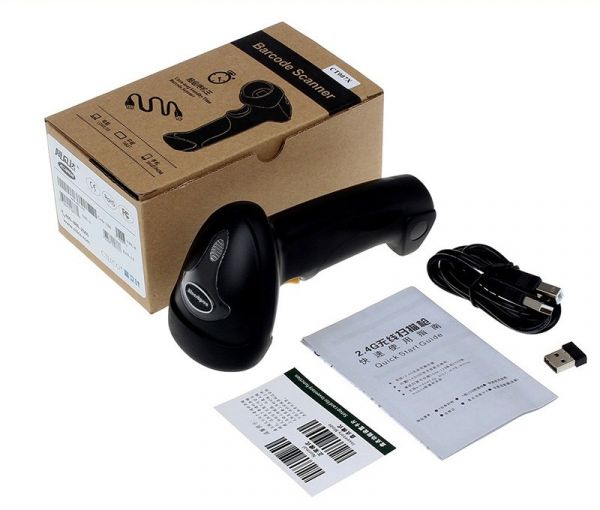 Сканер бездротовий Alanda CT-007X лазерний штрих-коди