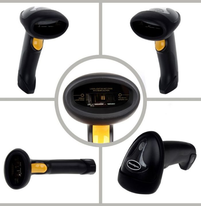 Сканер бездротовий Alanda CT-007X лазерний штрих-коди