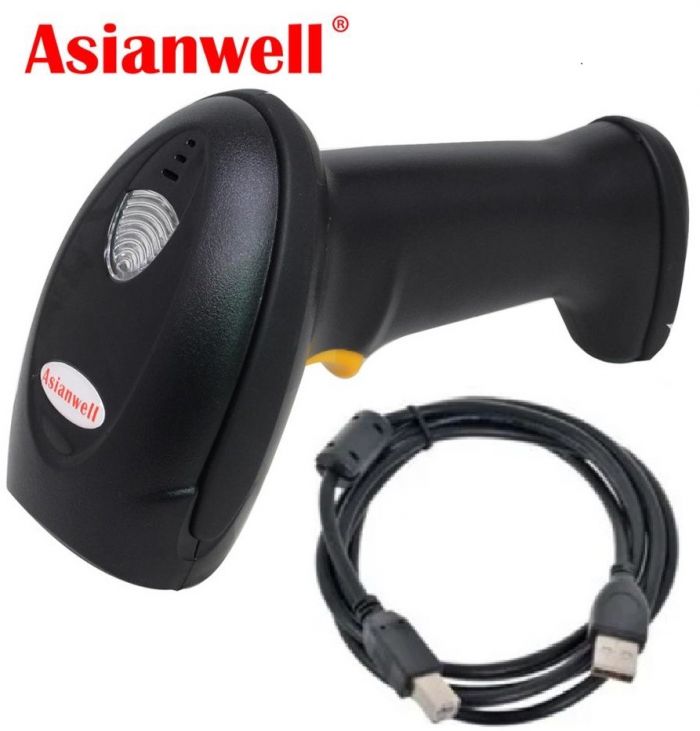 Сканер бездротовий Asianwell AW-6208RB Bluetooth фотосканер 2D,1D QR коди