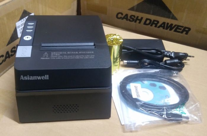 Принтер чеків Asianwell AW-T80 (SPRT 891) Ethernet+USB POS891Edn